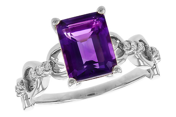 E320-34475: LDS RG 1.95 AMETHYST 2.05 TGW (9x7MM AMY)