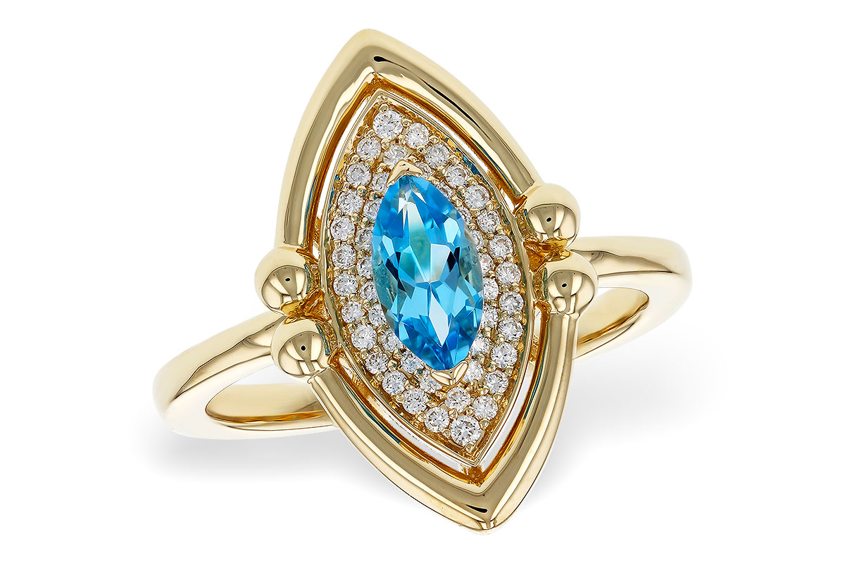 E320-36293: LDS RG .54 BLUE TOPAZ .70 TGW (8x4MM BT)