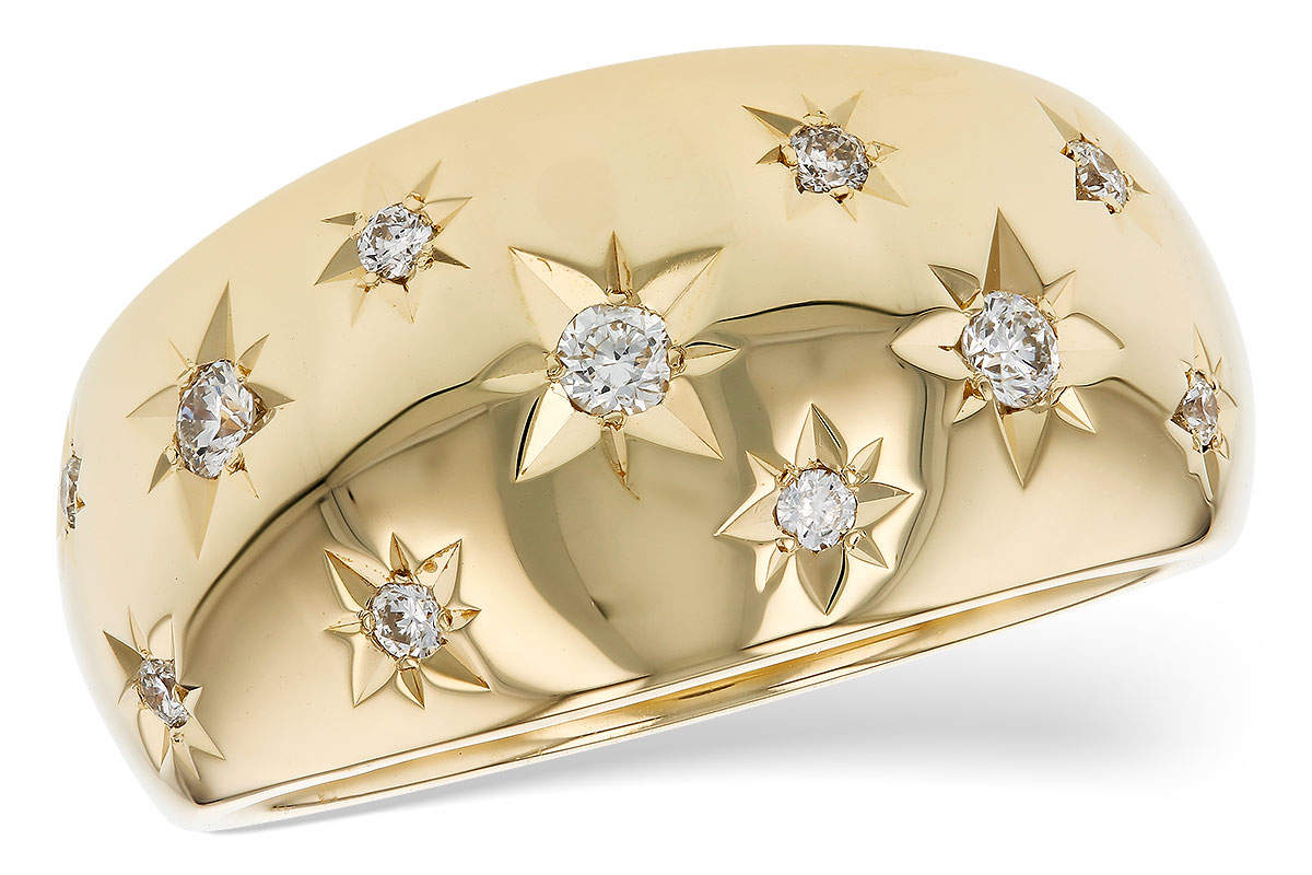 E321-19056: LDS DIA WEDDING RING .18 TW