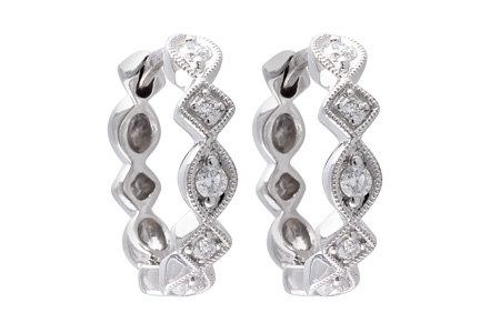 F046-64456: EARRINGS .22 TW