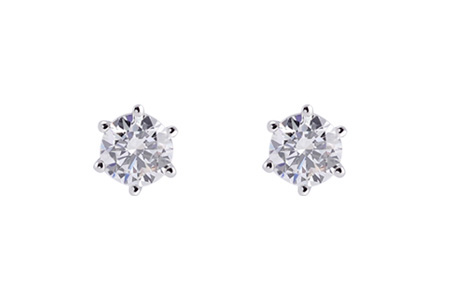 F046-67220: EARRINGS .50 TW