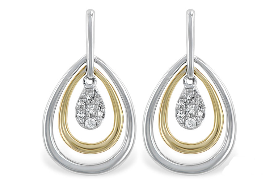 F229-40902: EARRINGS .06 TW