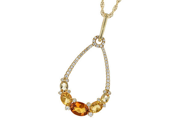 F233-95429: NECK 1.29 CITRINE 1.49 TGW