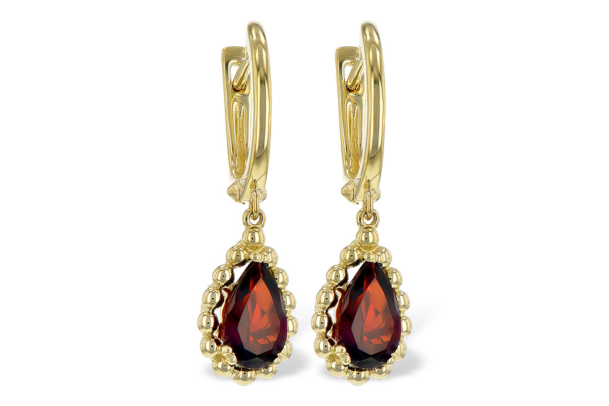 F234-86347: EARR 1.82 GARNET TW