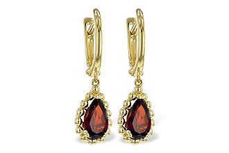 F234-86347: EARR 1.82 GARNET TW