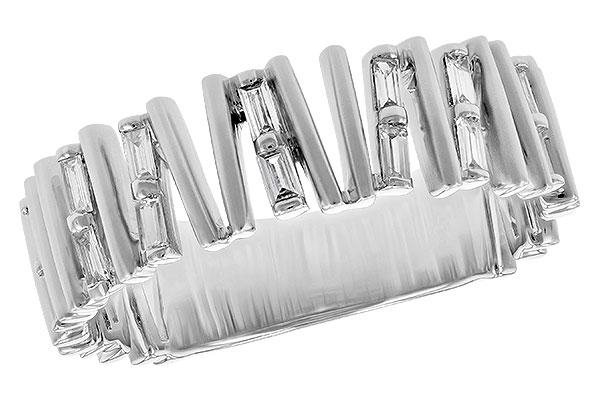 F235-78102: LDS DIA WED RG .24 TW BAGUETTES