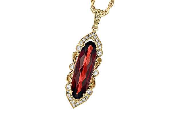 F235-79065: NECK 2.58 GARNET 2.70 TGW