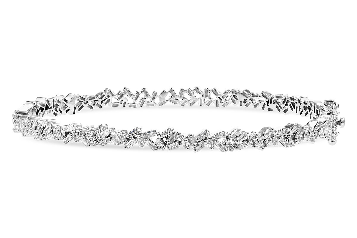 F318-47229: BANGLE .84 TW BAGUETTE DIAS