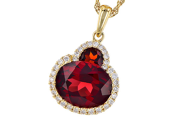 F318-53620: NECK 3.02 TW GARNET 3.16 TGW