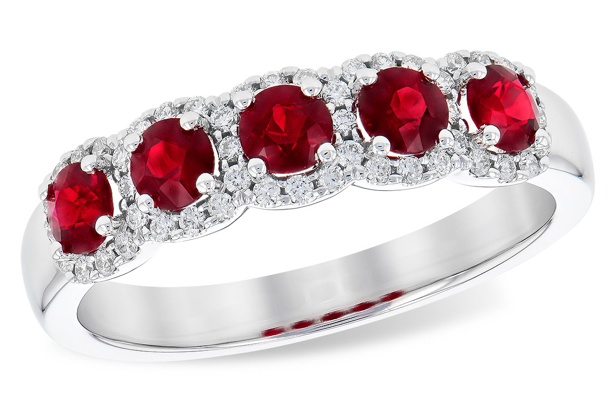 F319-37184: LDS RG .66 TW RUBY .86 TGW