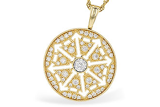 F319-37238: NECKLACE .38 TW