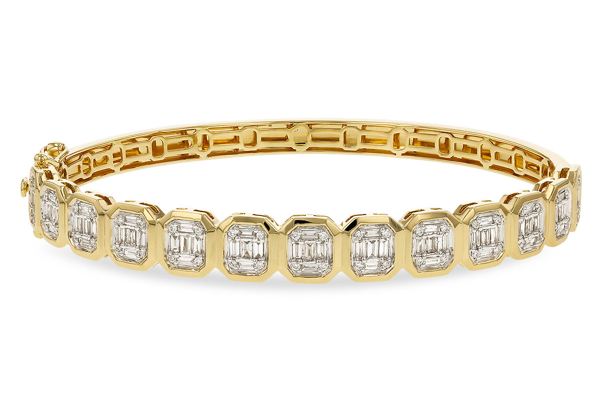 F320-28156: BANGLE .81 TW BAGUETTE 1.00 TW