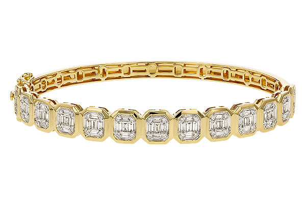 F320-28156: BANGLE .81 TW BAGUETTE 1.00 TW