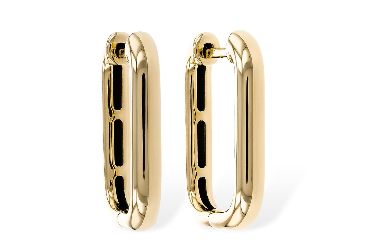 F320-33629: GOLD EARRINGS (18MM)