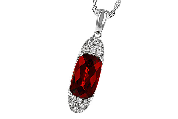F320-34465: NECK 2.45 GARNET 2.55 TGW