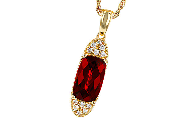 F320-34465: NECK 2.45 GARNET 2.55 TGW
