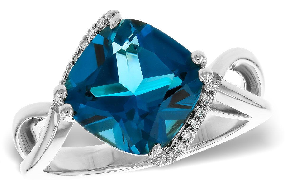 F320-34502: LDS RG 4.42 LONDON BLUE TOPAZ 4.50 TGW (10MM LBT)