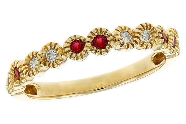 F320-34520: LDS WED RG .16 TW RUBY .25 TGW