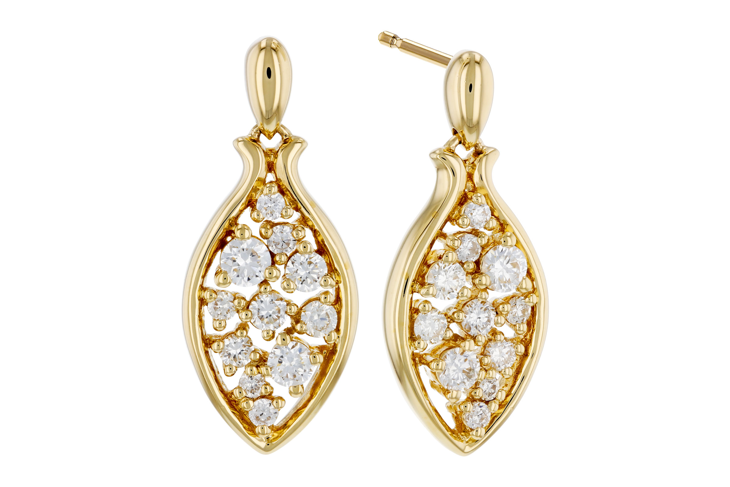 F321-20838: EARRINGS .40 TW