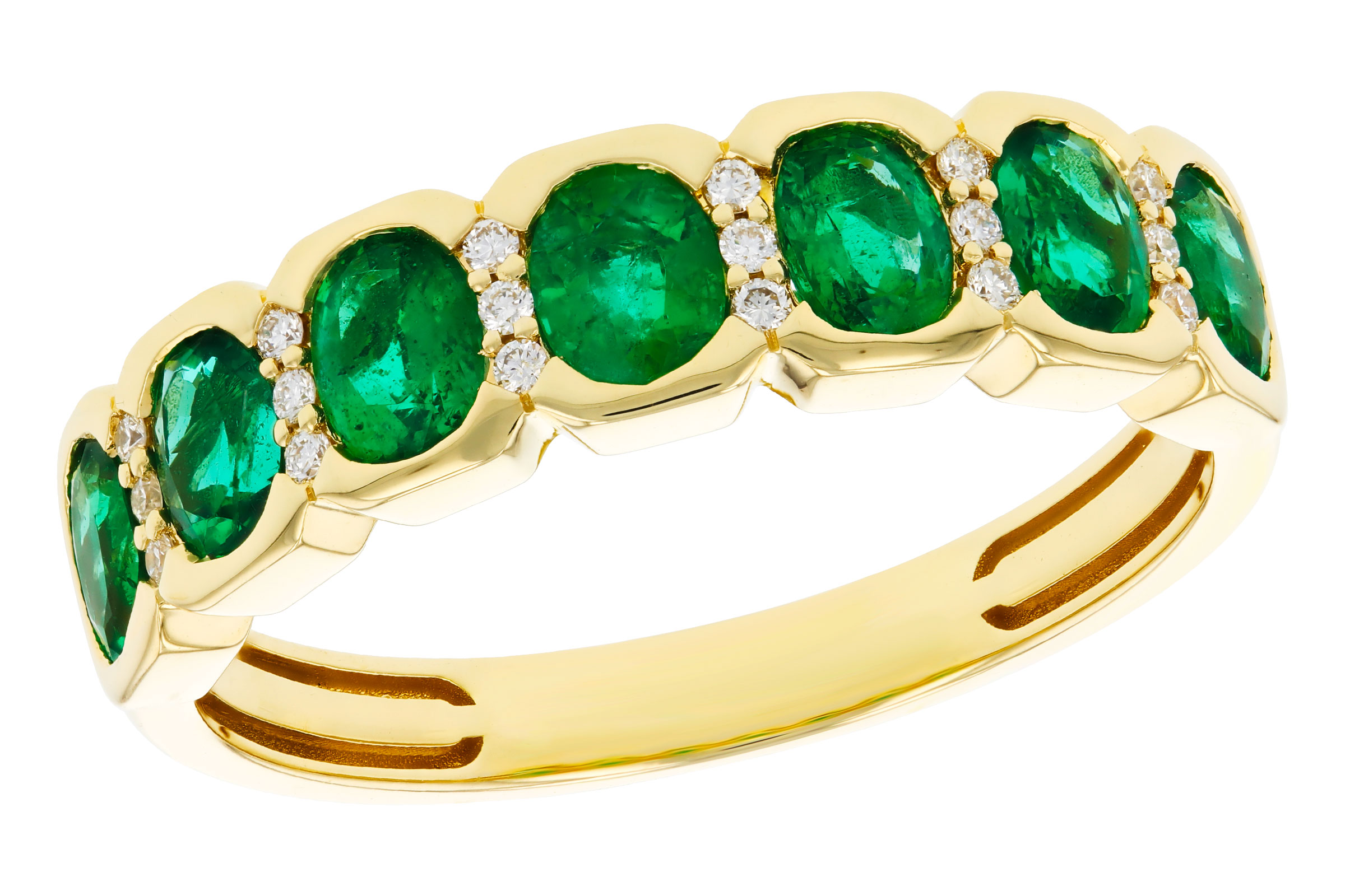 F321-20893: LDS WED RG 1.15 TW EMERALD 1.22 TGW