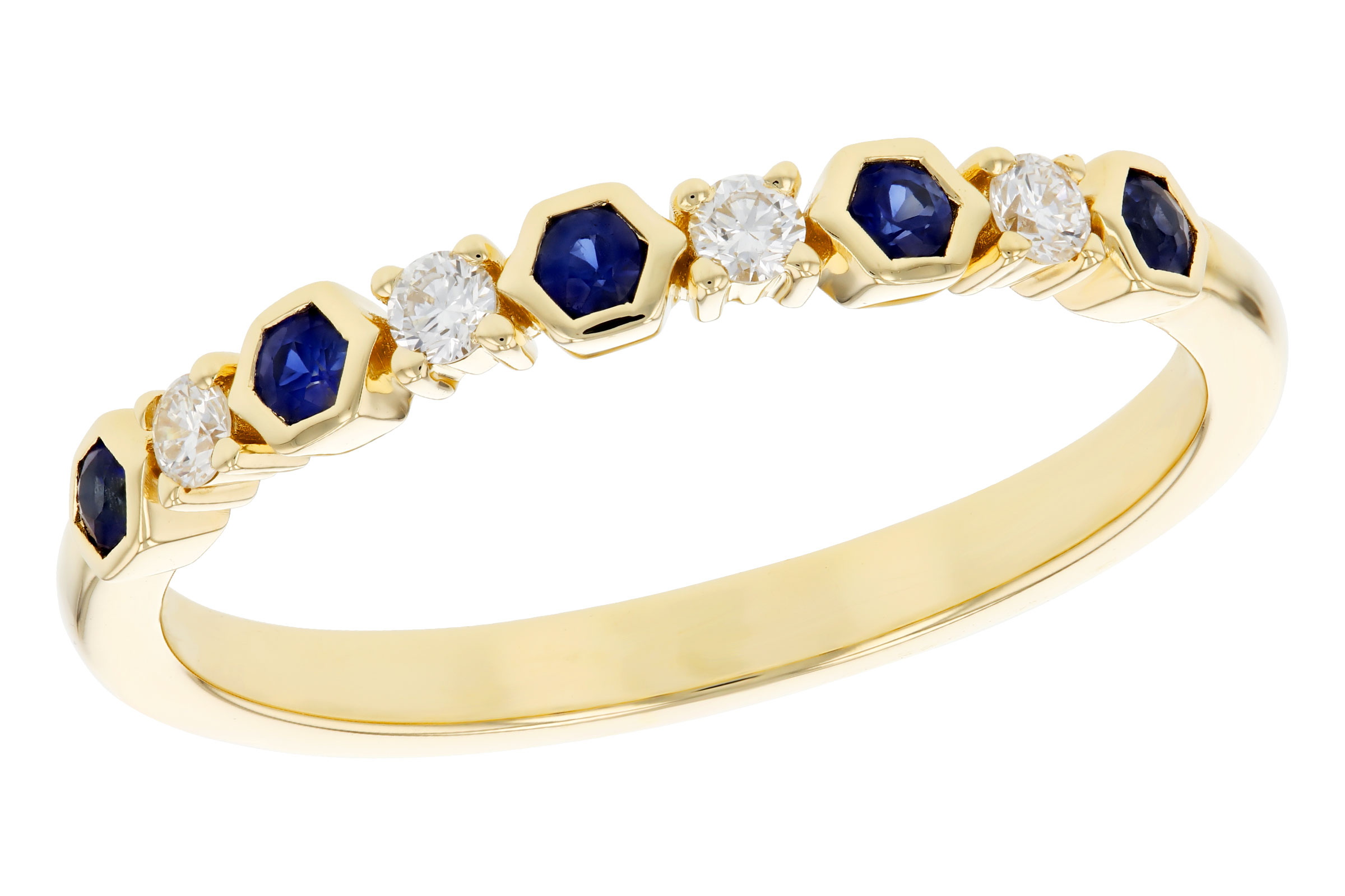 F321-21765: LDS WED RG .14 TW SAPPHIRE .24 TGW