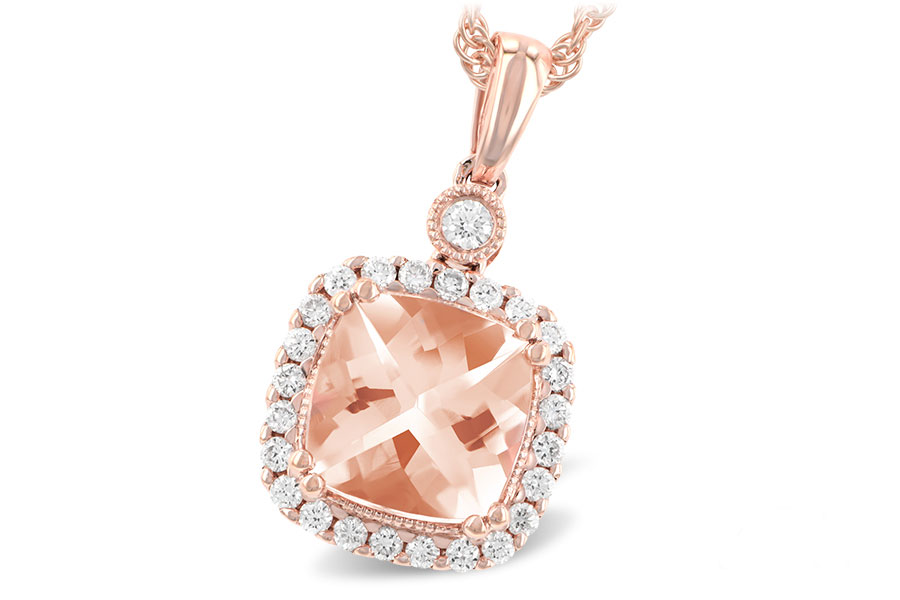 G232-11774: NECK 1.09 MORGANITE 1.26 TGW (7MM MORG)