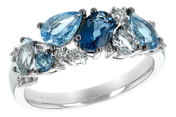 G234-82720: LDS RG 2.05 BLUE TOPAZ 2.16 TGW