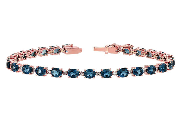 G234-84465: BRACELET 8.97 LONDON BLUE TPZ 9.55 TGW