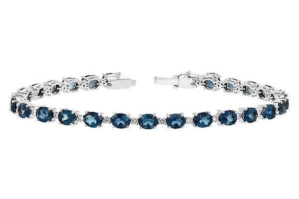 G234-84465: BRACELET 8.97 LONDON BLUE TPZ 9.55 TGW