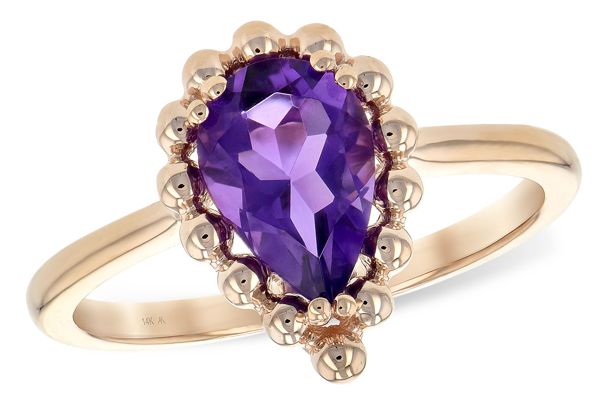 G234-86338: LDS RING 1.06 CT AMETHYST