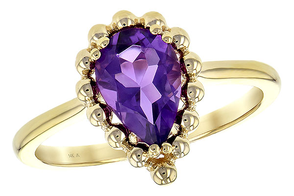 G234-86338: LDS RING 1.06 CT AMETHYST