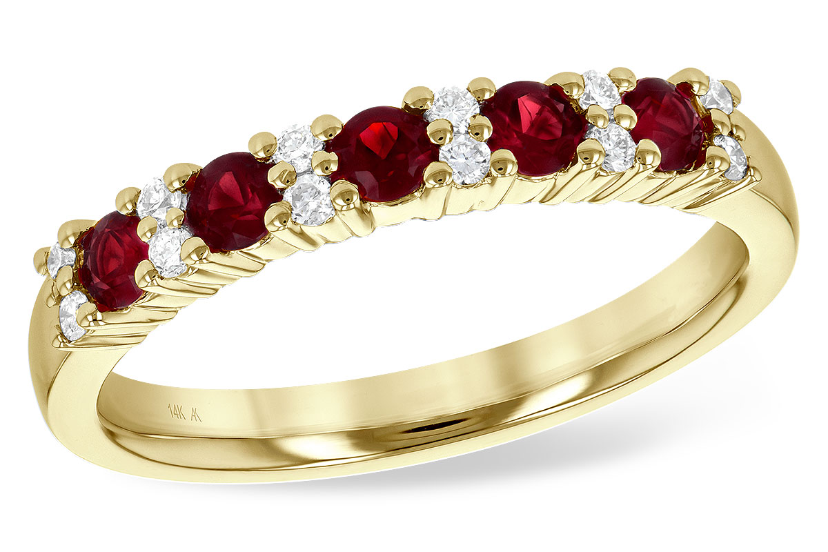 G235-74538: LDS WED RG .44 RUBY .58 TGW