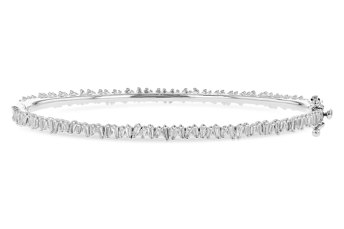 G318-47229: BANGLE .75 TW BAGUETTE DIAS