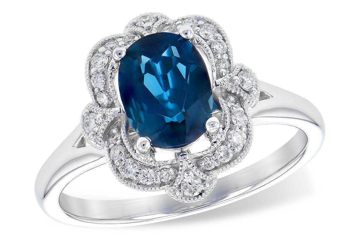G318-52665: LDS RG 1.35 LONDON BLUE TOPAZ 1.50 TGW