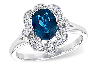 G318-52665: LDS RG 1.35 LONDON BLUE TOPAZ 1.50 TGW