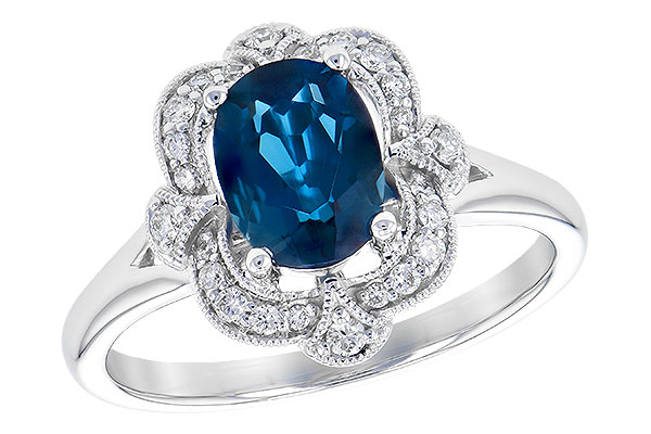 G318-52665: LDS RG 1.35 LONDON BLUE TOPAZ 1.50 TGW