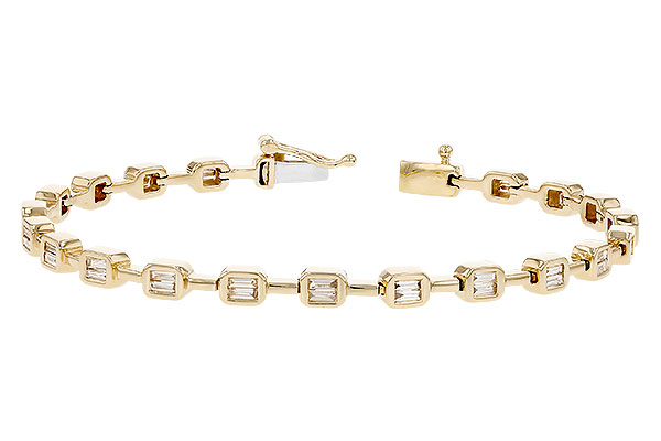 G319-41765: BRACELET .90 TW BAGUETTE