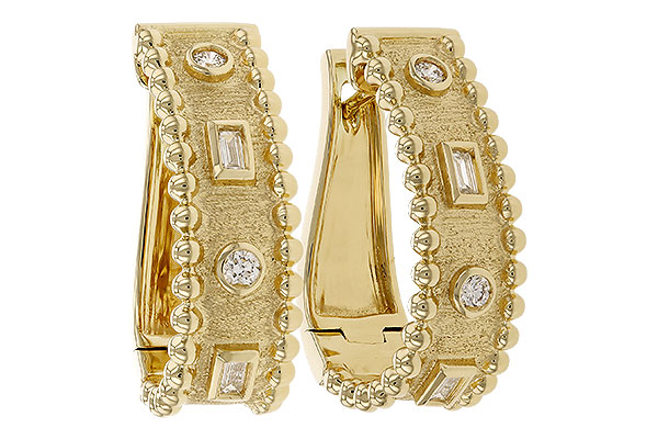 G319-43593: EARRINGS .09 BAG .18 TW