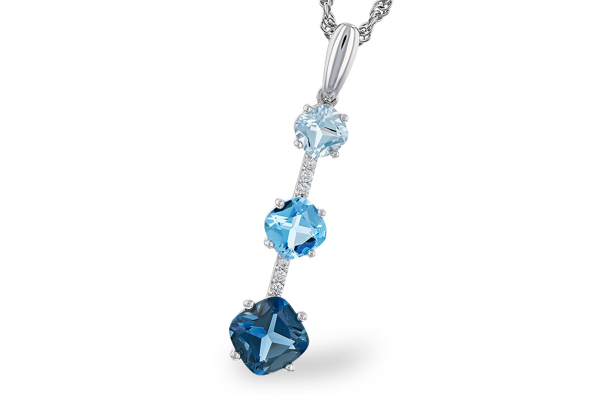 G320-29065: NECK 1.87 TW BLUE TOPAZ 1.90 TGW