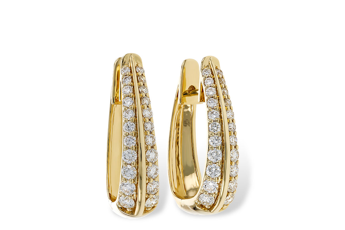 G320-30893: EARRINGS 1.00 TW