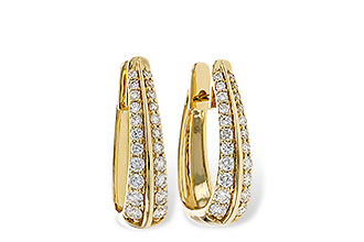 G320-30893: EARRINGS 1.00 TW
