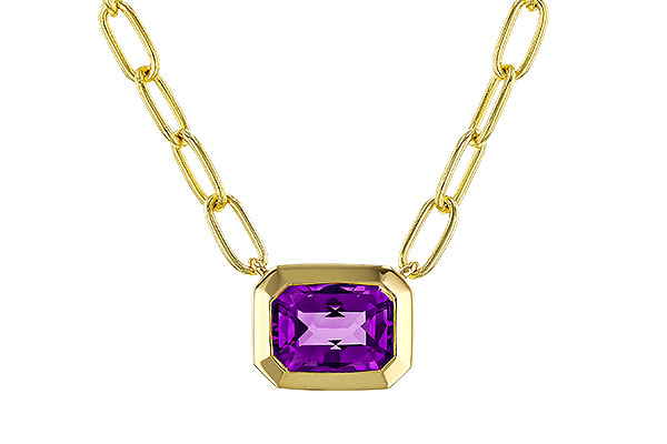 G320-33620: NECKLACE .82 AMETHYST (18")