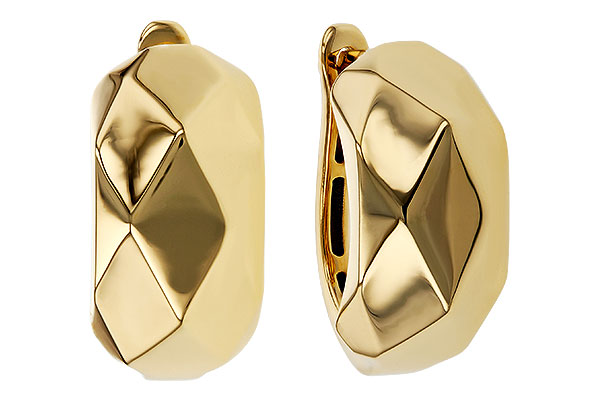 G320-35447: GOLD EARRINGS (18MM)