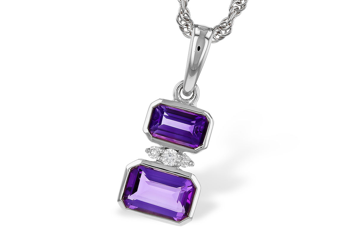 G320-36302: NECK .72 TW AMETHYST .75 TGW