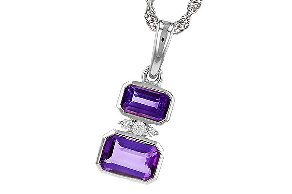 G320-36302: NECK .72 TW AMETHYST .75 TGW