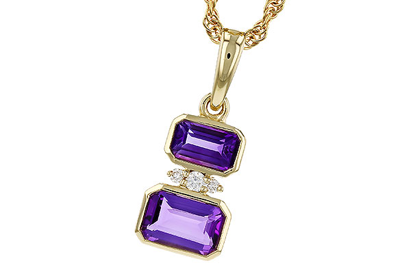 G320-36302: NECK .72 TW AMETHYST .75 TGW