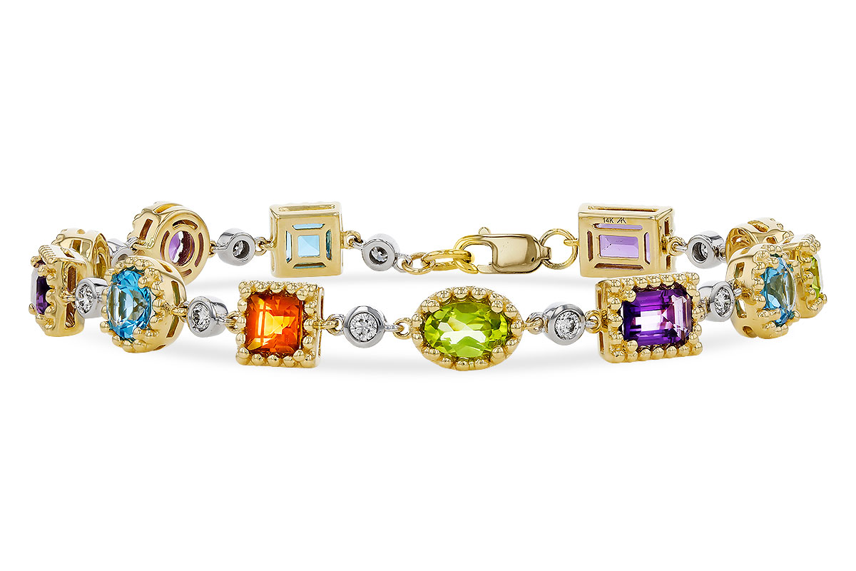 G320-36311: BRACELET 4.63 SEMI-PREC (AMY,BT,CIT,PER) 5.05 TGW