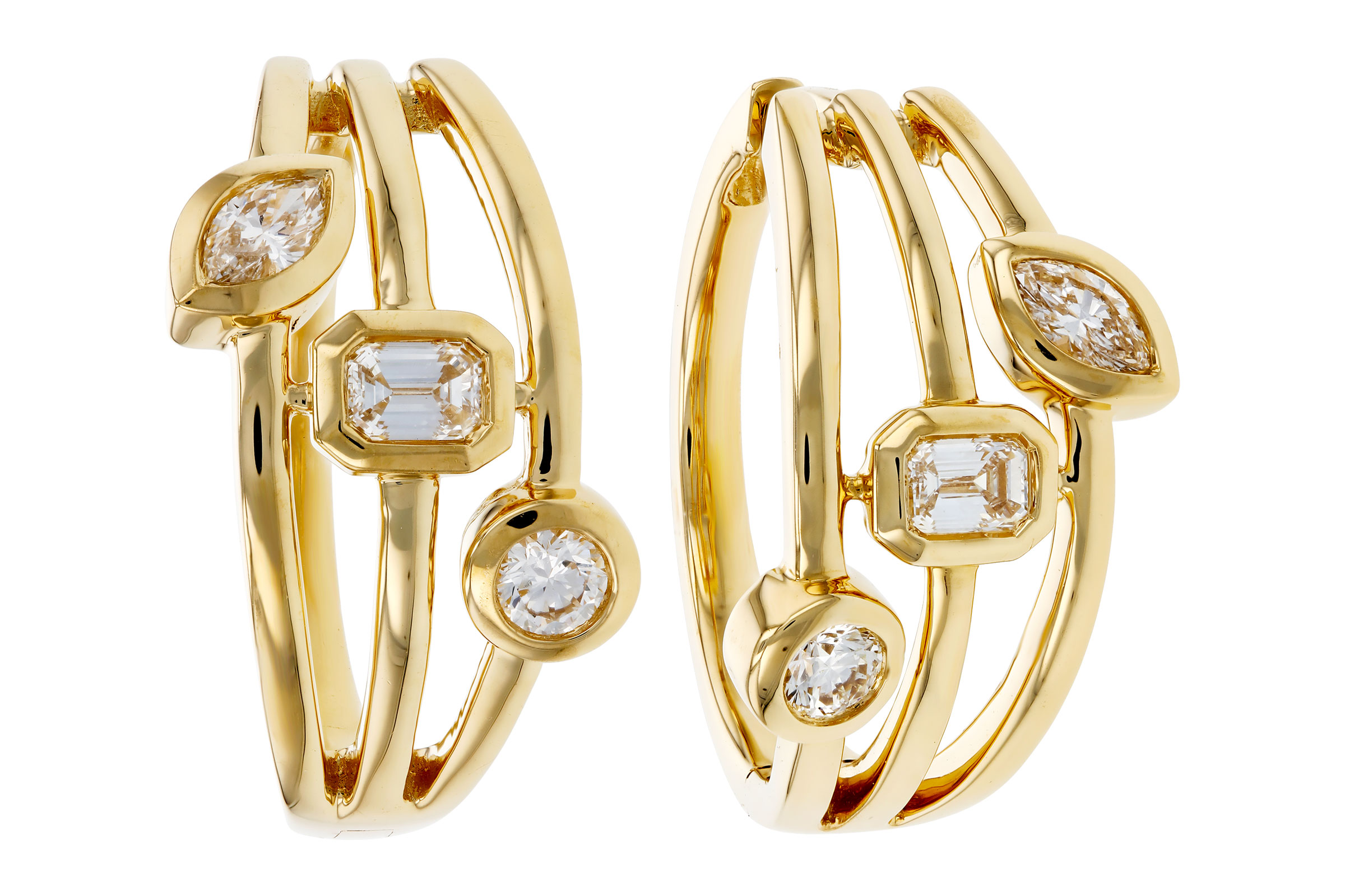 G321-19965: EARRINGS .45 TW (BR/EC/MQ)