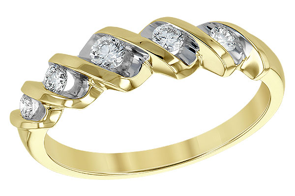 H138-51811: LDS WED RING .25 TW