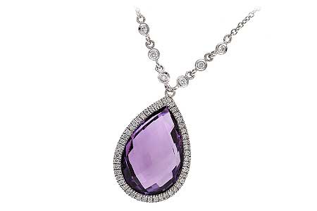 H229-38102: NECK 9.30 AMETHYST 9.56 TGW